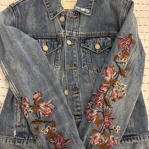 Lucky Brand Embroidered Denim Jacket (S)